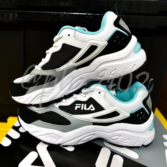 FILA‎ Ladies'  Shoes Green ( White/Black/Mint) - Picture 6 of 8